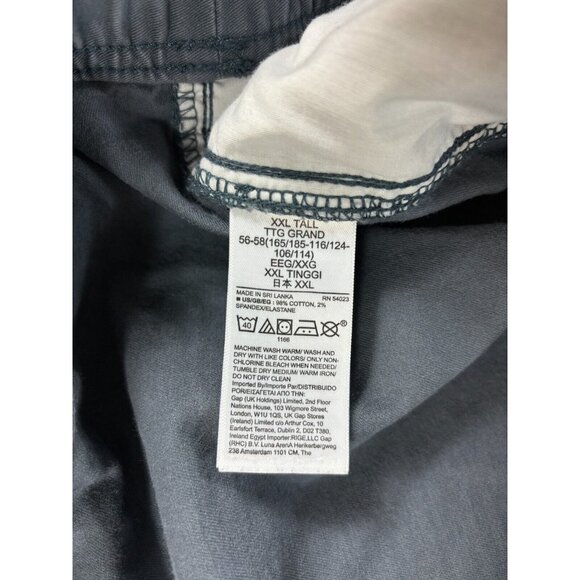 Gap Cotton Blend Athletic Fit Essential Jogger Pants (Men's 2XL Tall) Blue - Picture 5 of 13
